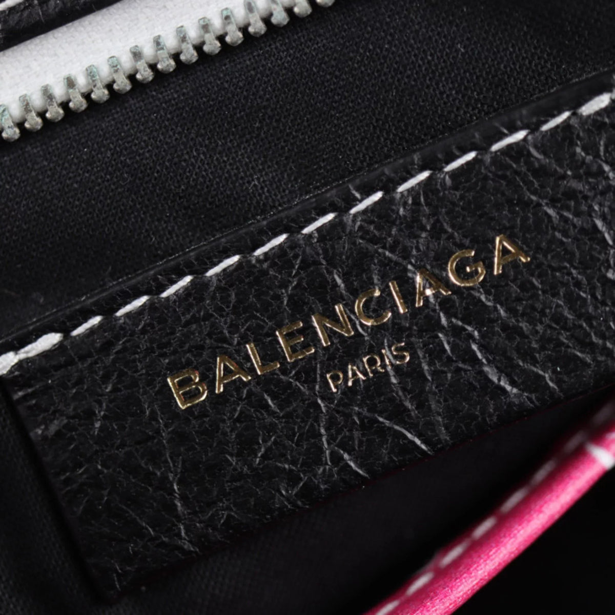 Pre-Owned BALENCIAGA Balenciaga clutch bag 476046 leather rose pink NEW YORK CITY (Like New)