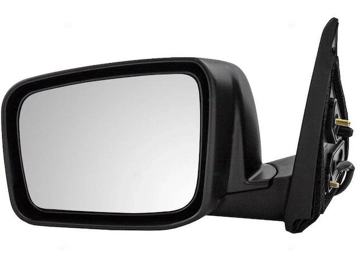 Left Driver Side Power Mirror - Black - Heated - Paint To Match - without Side View Camera - Compatible with 2008 - 2013 Nissan Rogue 2009 2010 2011 2012