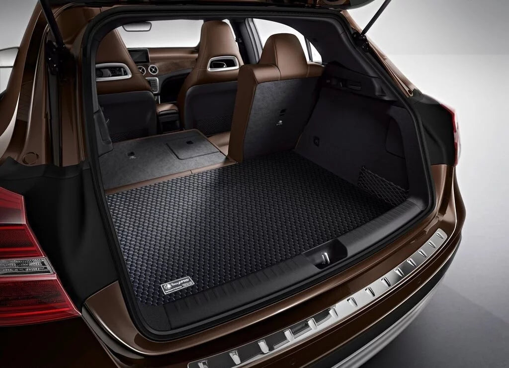 ToughPRO - Trunk Mat Compatible with NISSAN Altima - All Weather Heavy Duty (Made in USA) - Black Rubber - 2010
