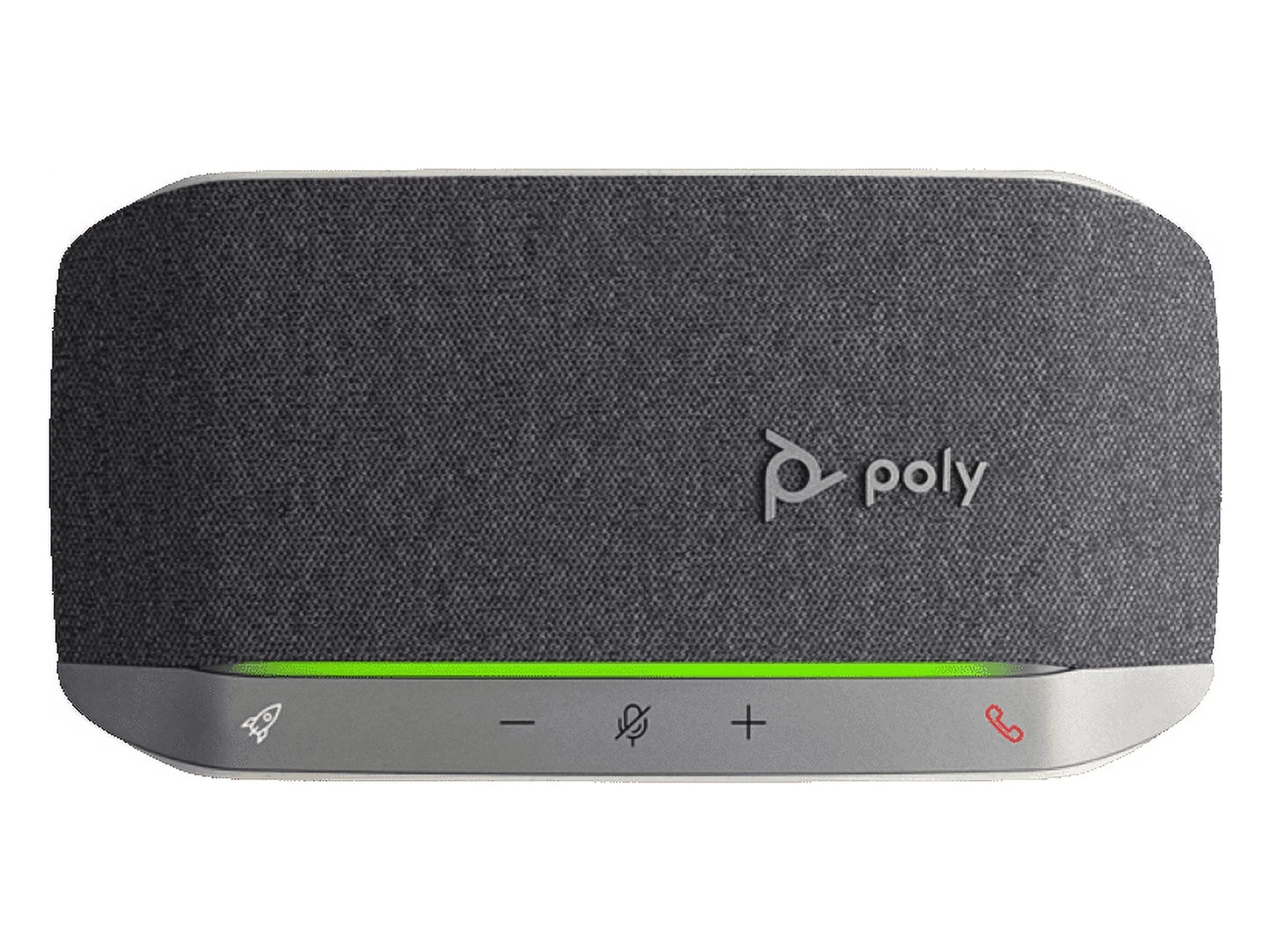 Poly - Sync 20 Bluetooth/USB-A Speakerphone - Personal Portable Speakerphone - Noise & Echo Reduction - Connect to Cell Phones via Bluetooth or Computers via USB-A Cable - Works with Teams, Zoom