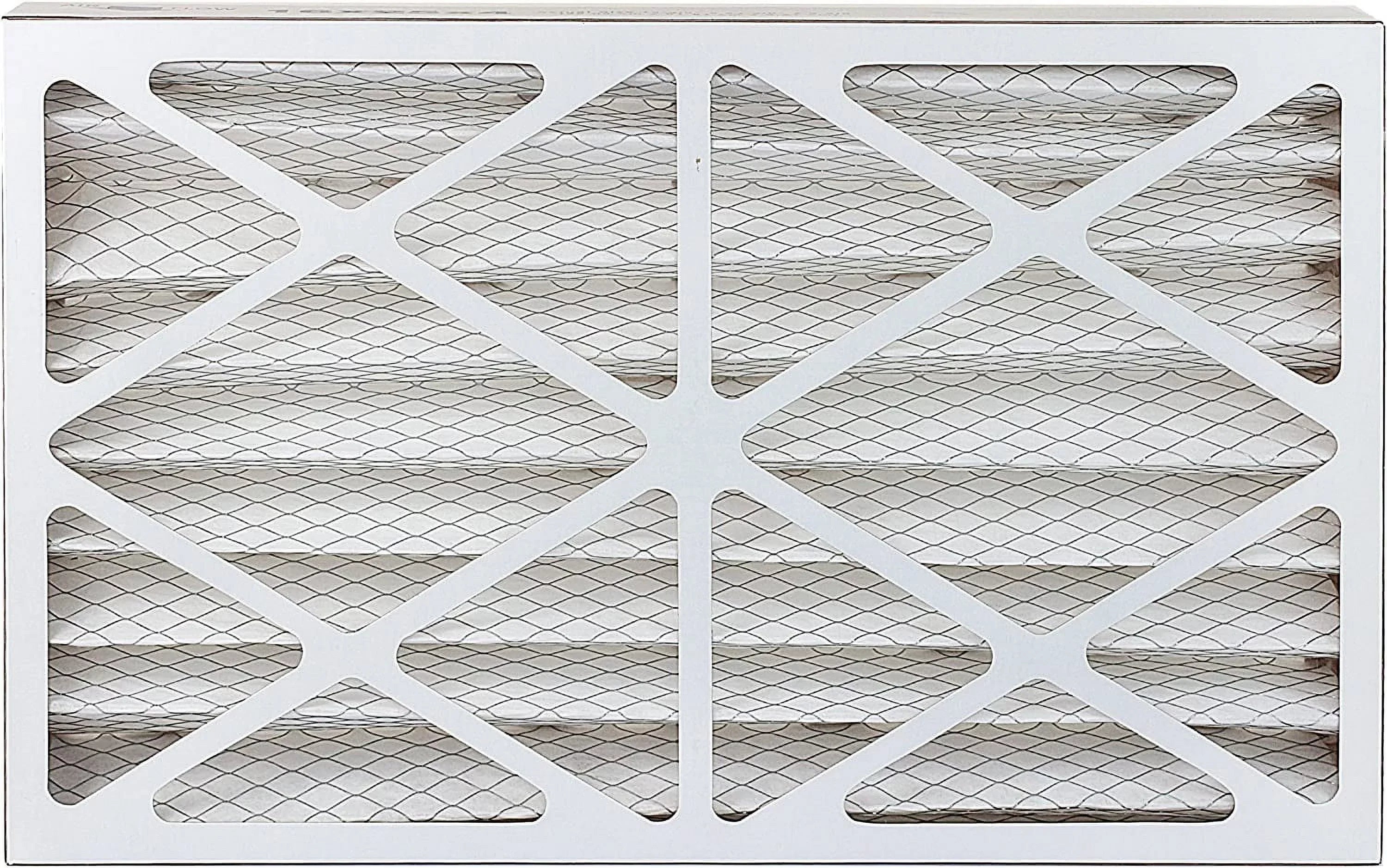 Filterbuy 16x25x4 MERV 13 Pleated HVAC AC Furnace Air Filters (12-Pack)