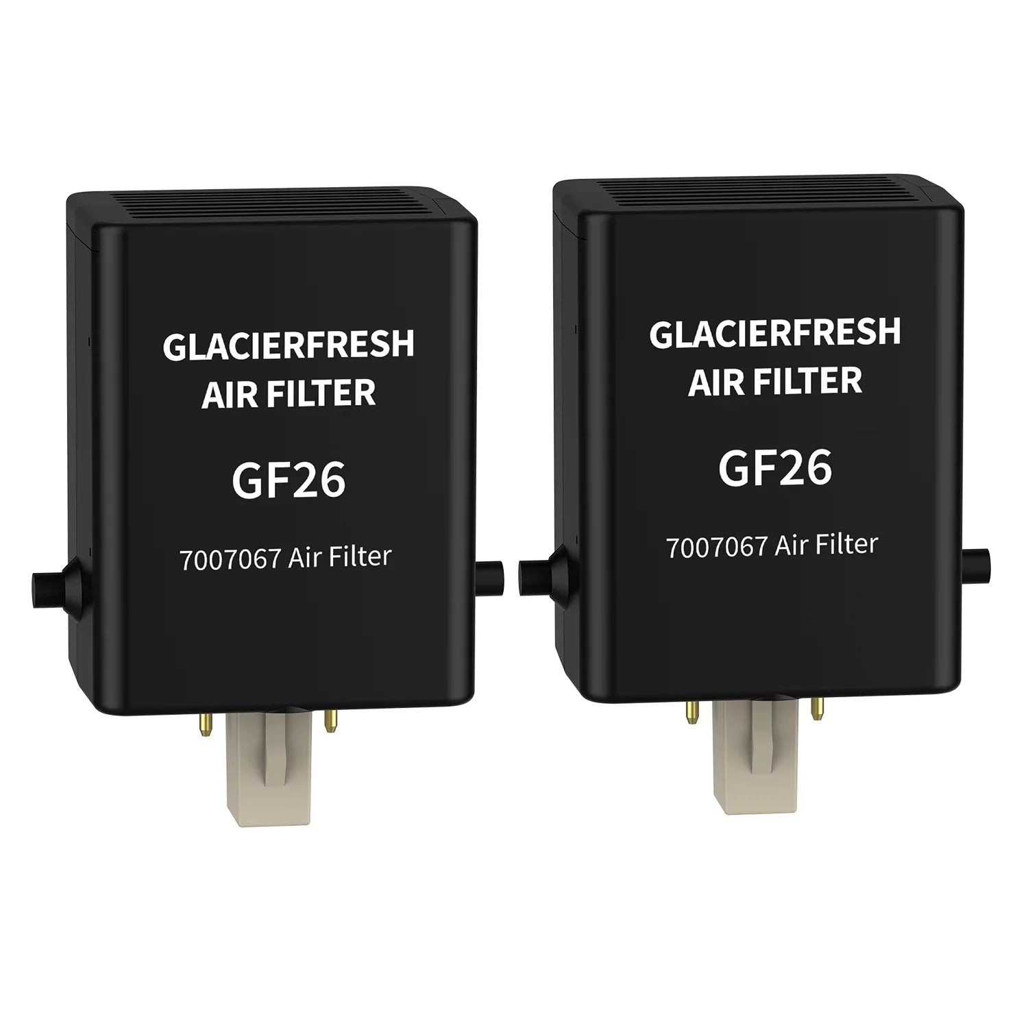 GLACIER FRESH Air Filter Replacement for Refrigerator 7007076 Air Filter, 2 Pack