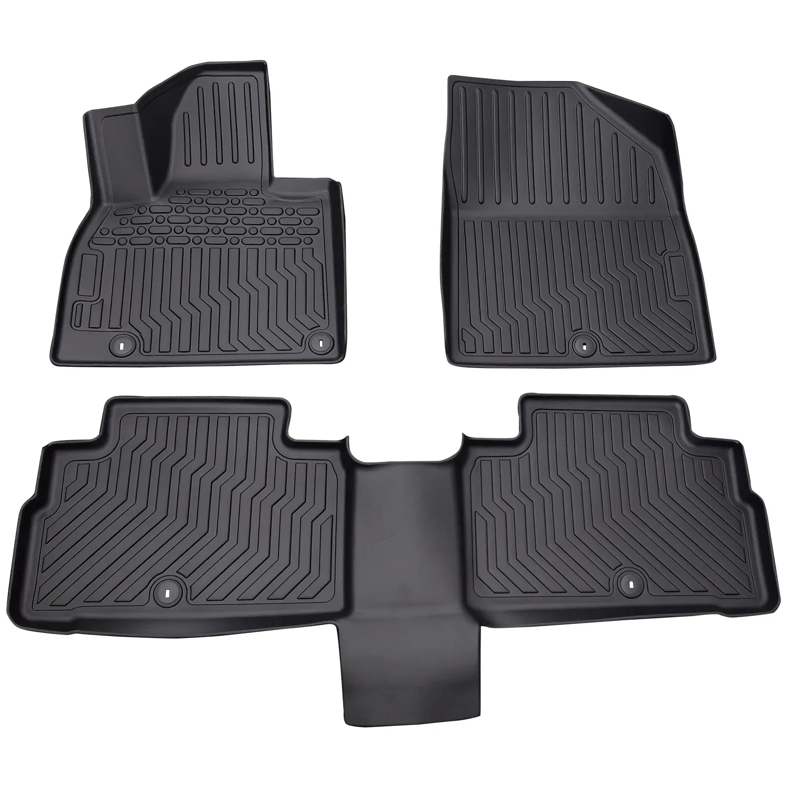 OWSOO Floor Mats,Floor 2020-2023 Bucket Center Car Telluride Bucket Kia Telluride Console Dazzduo Floor Telluride