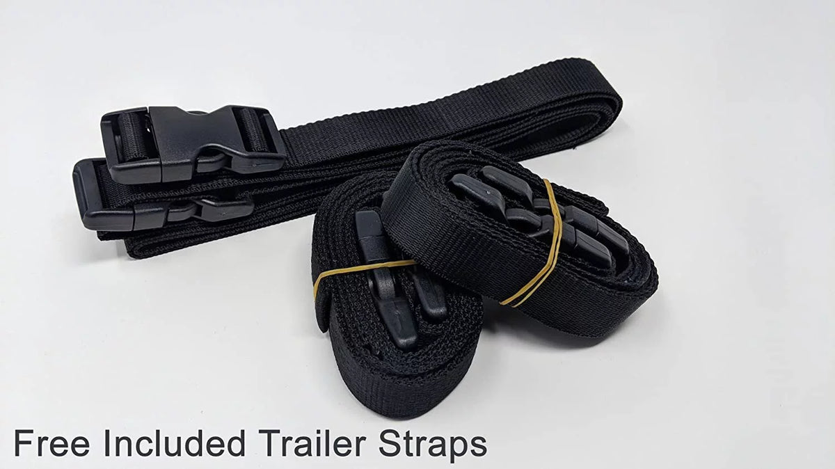 Weatherproof Jet Ski Covers for Yamaha EXR 2020 - Yellow/Black Color - All Weather - Trailerable - Protects from Rain, Sun, UV Rays, and More! Includes Trailer Straps and Storage Bag