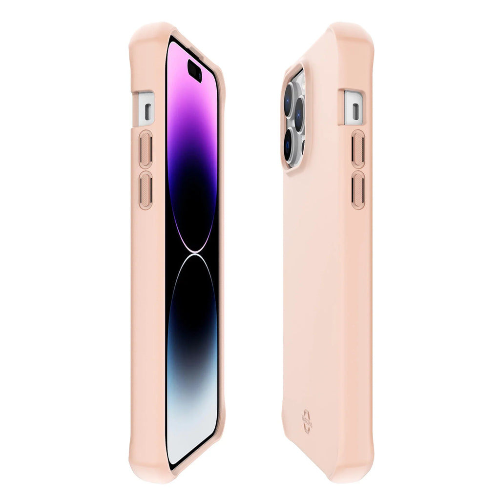ITSKINS SPECTRUM-R CASE FOR IPHONE 14 PRO (6.1") - 100% RECYCLED MATERIALS - MAGSAFE COMPATIBLE - SILK SERIES - LIGHT PINK