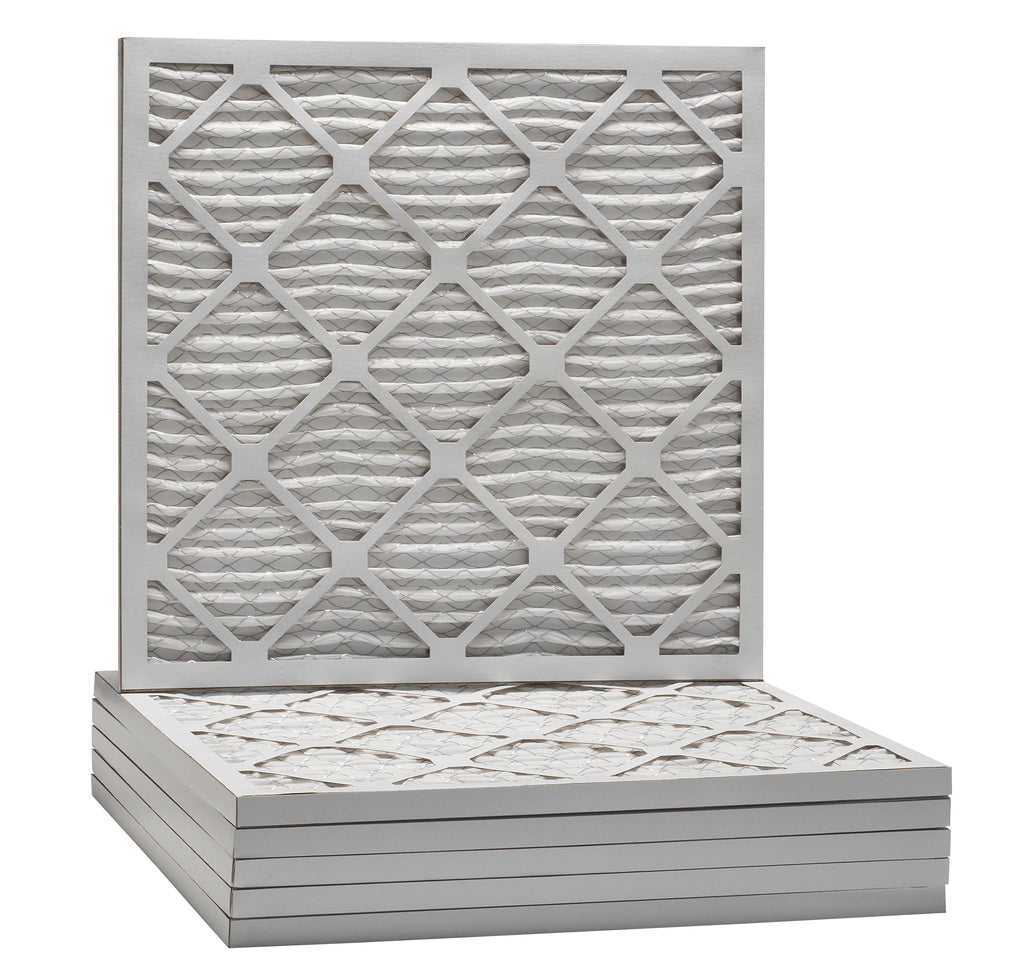 Aerostar 25x25x1 MERV  8, Pleated Air Filter, 25x25x1, Box of 6, Made in the USA