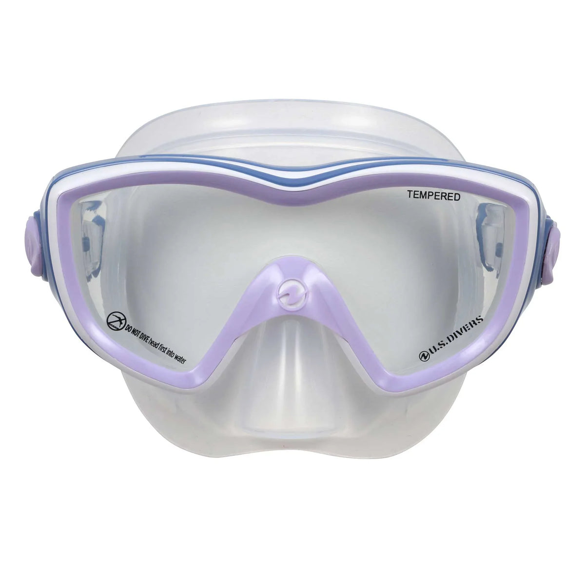 U.S. Divers Kalani Women's Snorkeling Set  (Purple-White) s/m