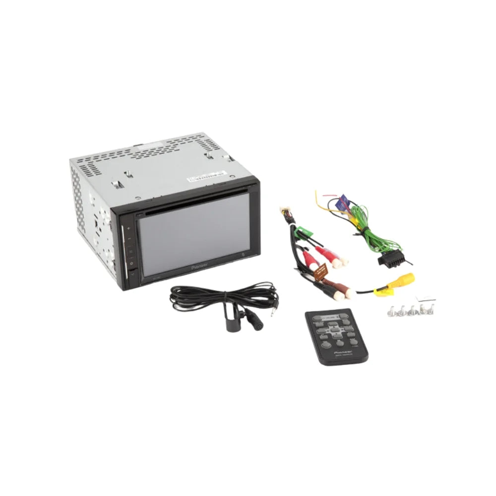 KIT4960 Bundle for 2011-2014 Toyota Sienna Van W/ Pioneer AVH-241EX Double DIN Car Stereo with Bluetooth/Backup Camera/Installation Kit/in-Dash DVD/CD AM/FM 6.2" Touchscreen Digital Media Receiver