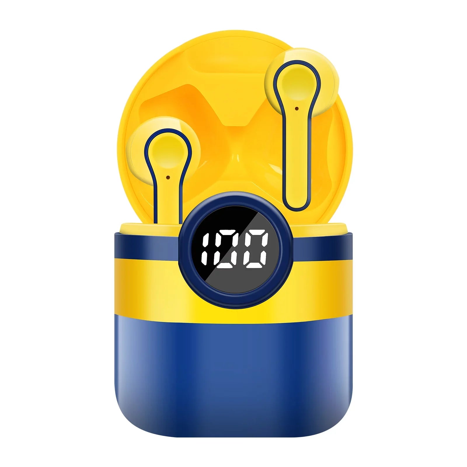 UrbanX Q350 Wireless Earbuds in Ear Bluetooth Headphones For HTC Desire 500 with Microphone & Digital Display IPX7 Waterproof Deep Bass Bluetooth Earbuds for Sports Work & Music.