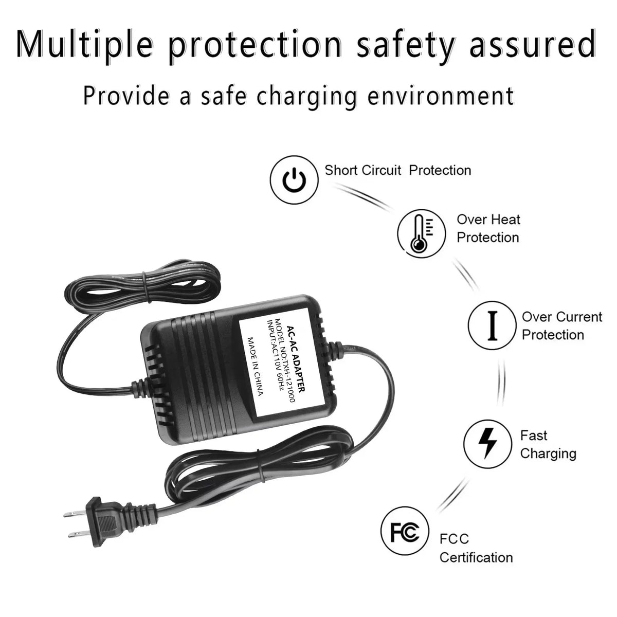 CJP-Geek AC to AC Adapter compatible for Nintendo Gameboy Advance SP Neon Wall Clock Power Supply