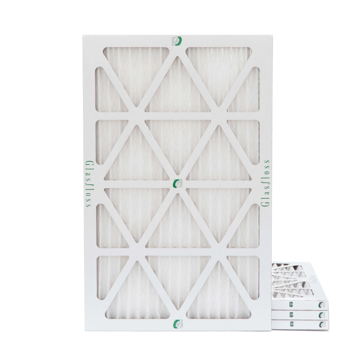 Glasfloss ZL 14x25x1 MERV 10 Pleated AC Furnace Air Filters. Box of 4. Exact Size: 13-1/2 x 24-1/2 x 7/8