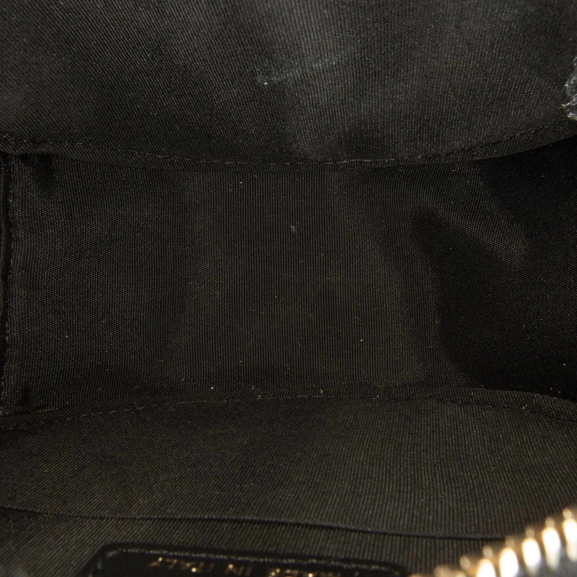 Pre-Owned Authenticated Chanel Round 19 Clutch with Chain and Lambskin Coin Purse Tweed Fabric Black Crossbody Bag Unisex (Good)