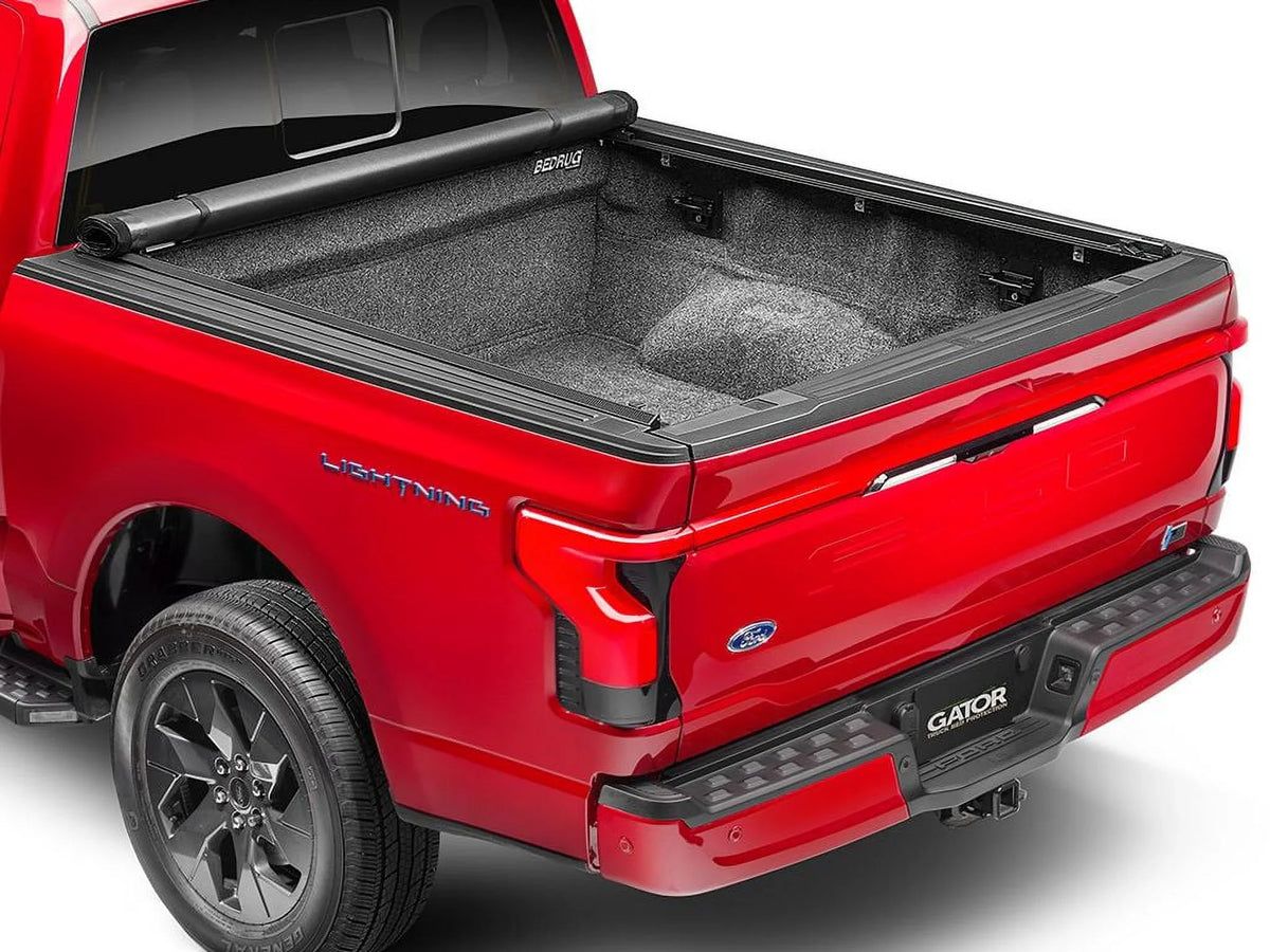 Gator by RealTruck SRX Roll-Up Tonneau Cover Compatible with 2022-2024 Toyota Tundra 5'7" Bed w/ Deck Rail System