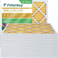 Filterbuy 20x20x1 MERV 11 Pleated HVAC AC Furnace Air Filters (12-Pack)
