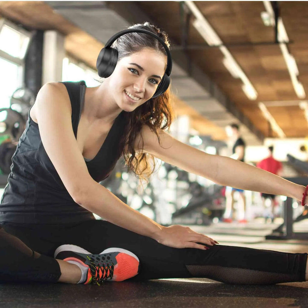 UrbanX Perfect Comfort 955 II Overhead Wireless Bluetooth Headphones For Samsung Gear S3 classic LTE Noise-Cancelling, with – Black