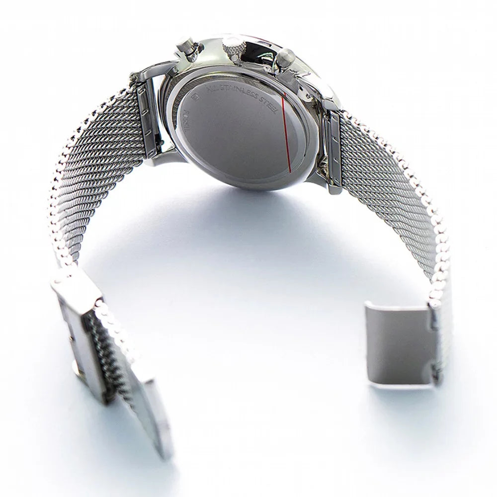 Fossil Men's 'Neutra Chrono' Quartz Stainless Steel Casual Watch, Color:Silver-Toned (Model: FS5382)