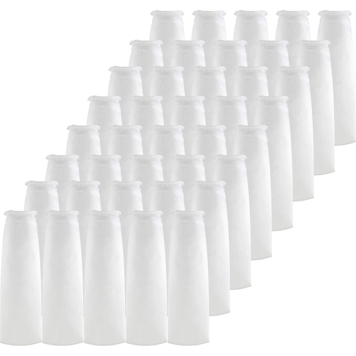 SpiroPure SP-BP-420-10 10 Micron #4 (20”) Glazed Polypropylene Felt Liquid Bag Filter BP-420-10 155388-03 (Case of 40)