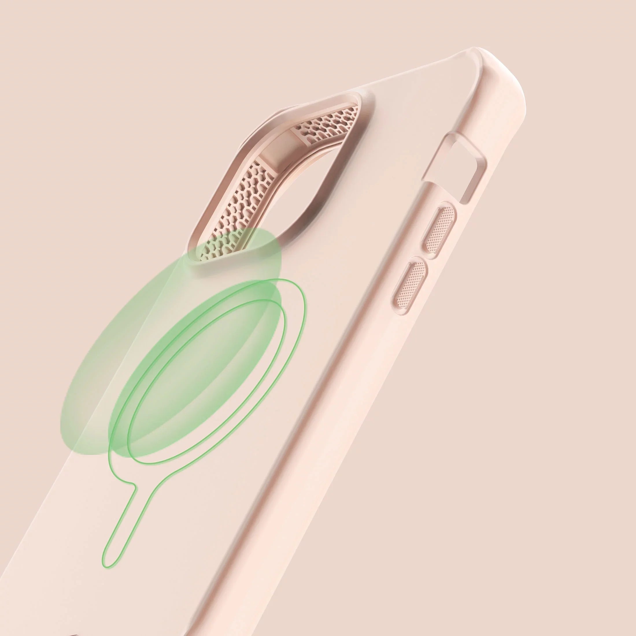 ITSKINS SPECTRUM-R CASE FOR IPHONE 14 PRO (6.1") - 100% RECYCLED MATERIALS - MAGSAFE COMPATIBLE - SILK SERIES - LIGHT PINK