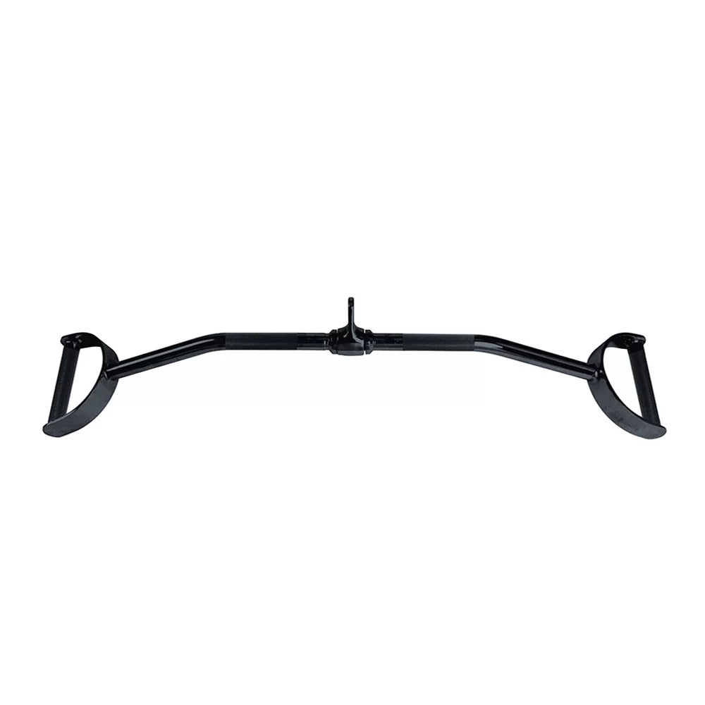 Power Systems 61945 Chrome Finish Steel 36-inch Cable Pro Style Lat Bar, Black