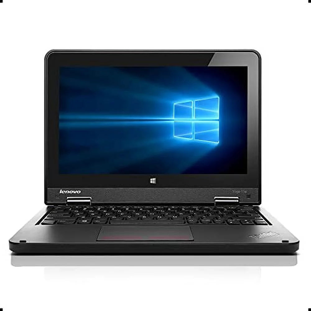 Pre-Owned Lenovo Thinkpad Yoga 11e Laptop 11.6inch Touchscreen Convertible Ultrabook PC, Intel Quad Core Processor, 128GB Solid State Drive, 4GB DDR3 RAM, HD Webcam, LED, HDMI, Bluetooth, Windows 10 (Fair)