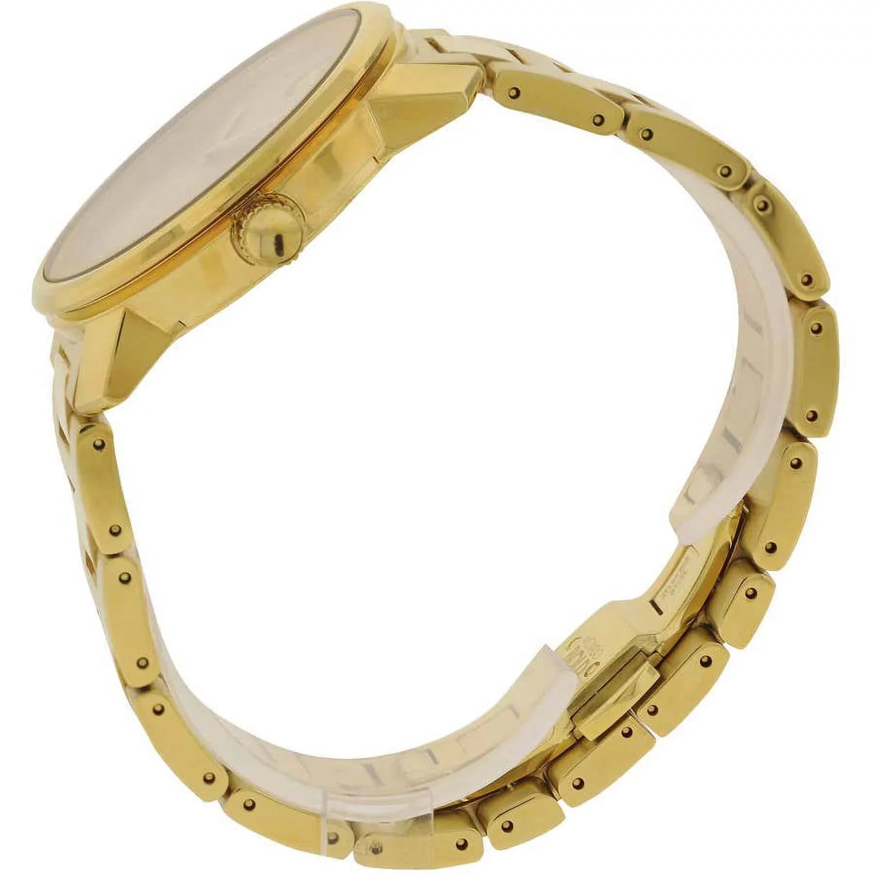 Movado Bold Large Gold Dialed Analog 42.5mm Watch 3600258