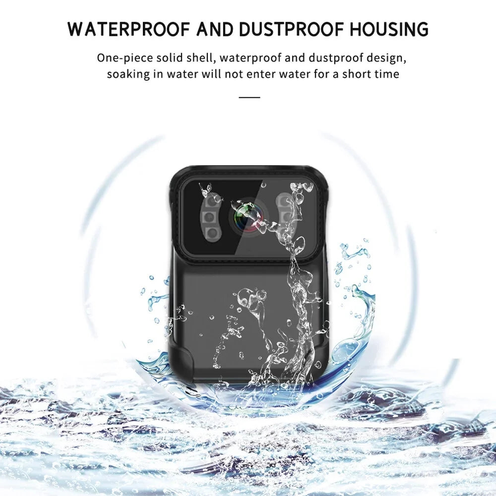 Pinnaco Video Camera,Camera Wide Lens Wide Lens Loop 1080P Video Camera Waterproof Built-in Battery Camera Wireless WiFi Vision Daily Waterproof Battery Clip Video Vision Daily Loop Video Vision