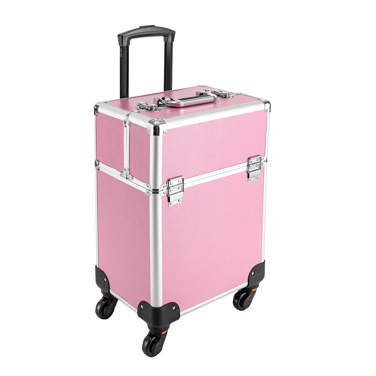 Professional Rolling Makeup Train Case Cosmetic Trolley Makeup Storage Organizer