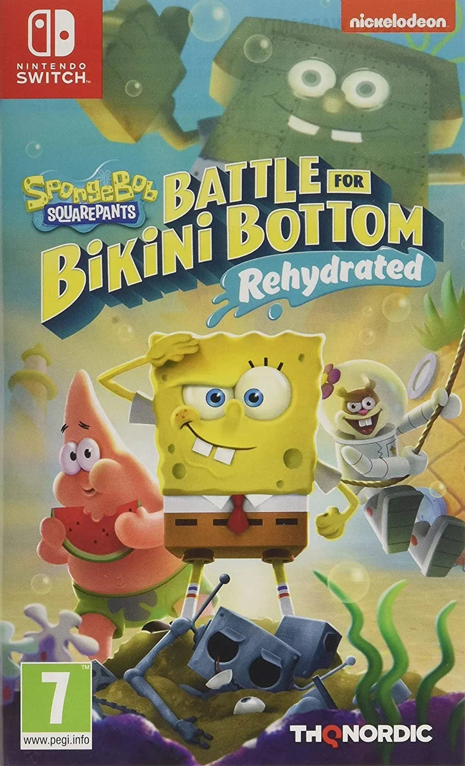Spongebob SquarePants: Battle for Bikini Bottom - Rehydrated, THQ Nordic, Nintendo Switch