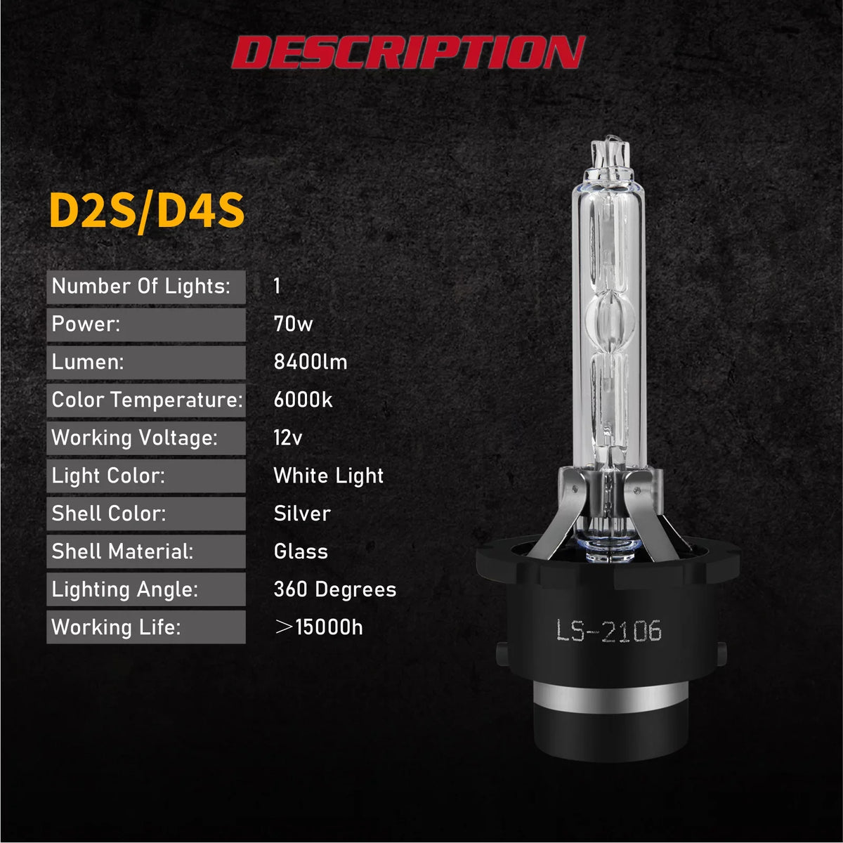 SKN D4S HID Headlight Bulbs for Mazda CX-5 2018 H11 H8 Led Fog Lights 4pcs