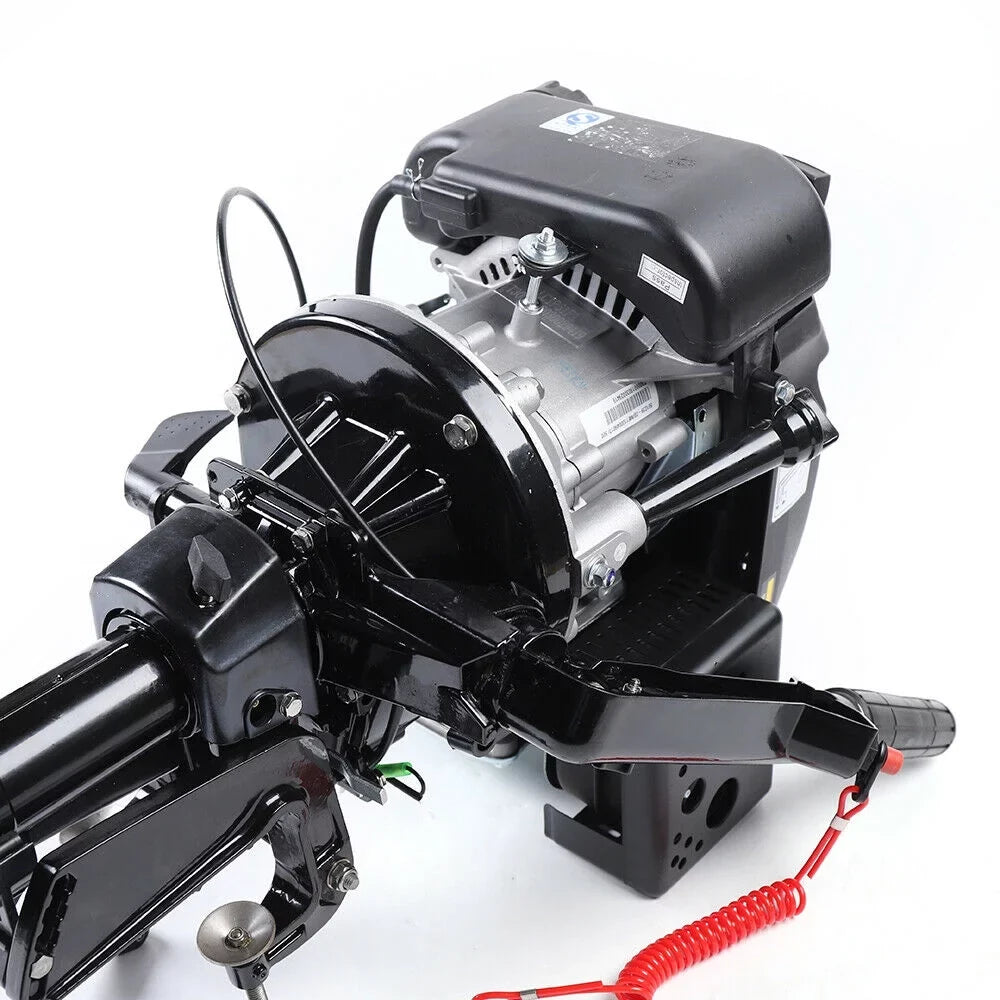 Miumaeov 6HP 4 Stroke Outboard Motor Boat Engine Air Cooling System Fishing Boat Motor