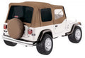 Rampage by RealTruck 99617 Factory Replacement Soft Top For 1987-1995 Jeep Wrangler YJ With Door Skins, Spice