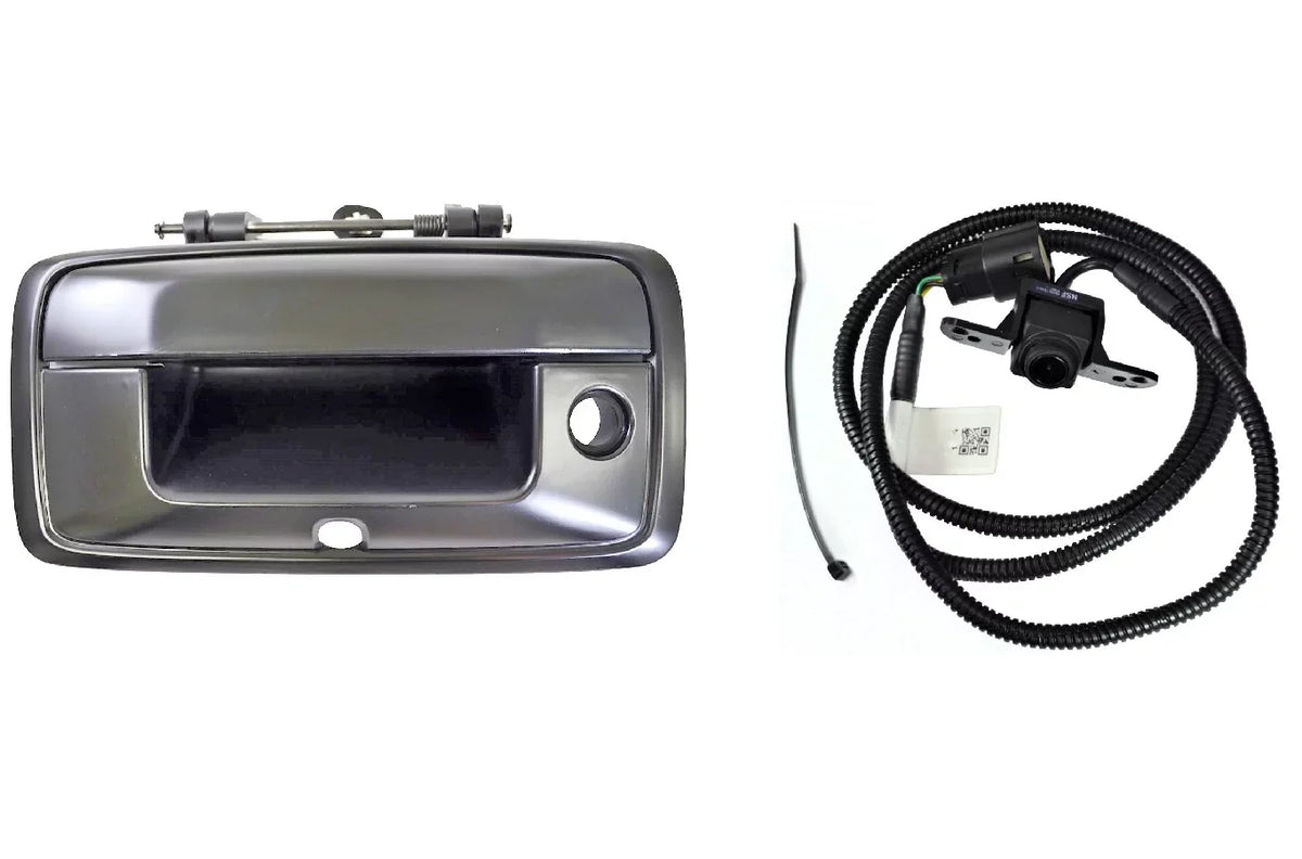 PT Auto Warehouse GM-3549P-BUC - Tailgate Handle with Park Assist Back Up Camera - Primed Black Fits select: 2014-2015 CHEVROLET SILVERADO, 2014-2015 GMC SIERRA