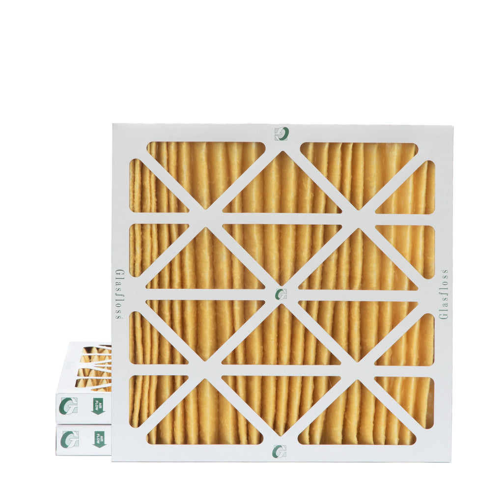3 Pack of 12x12x2 MERV 11 Pleated 2" Inch Air Filters by Glasfloss. Actual Size: 11-1/2 x 11-1/2 x 1-3/4