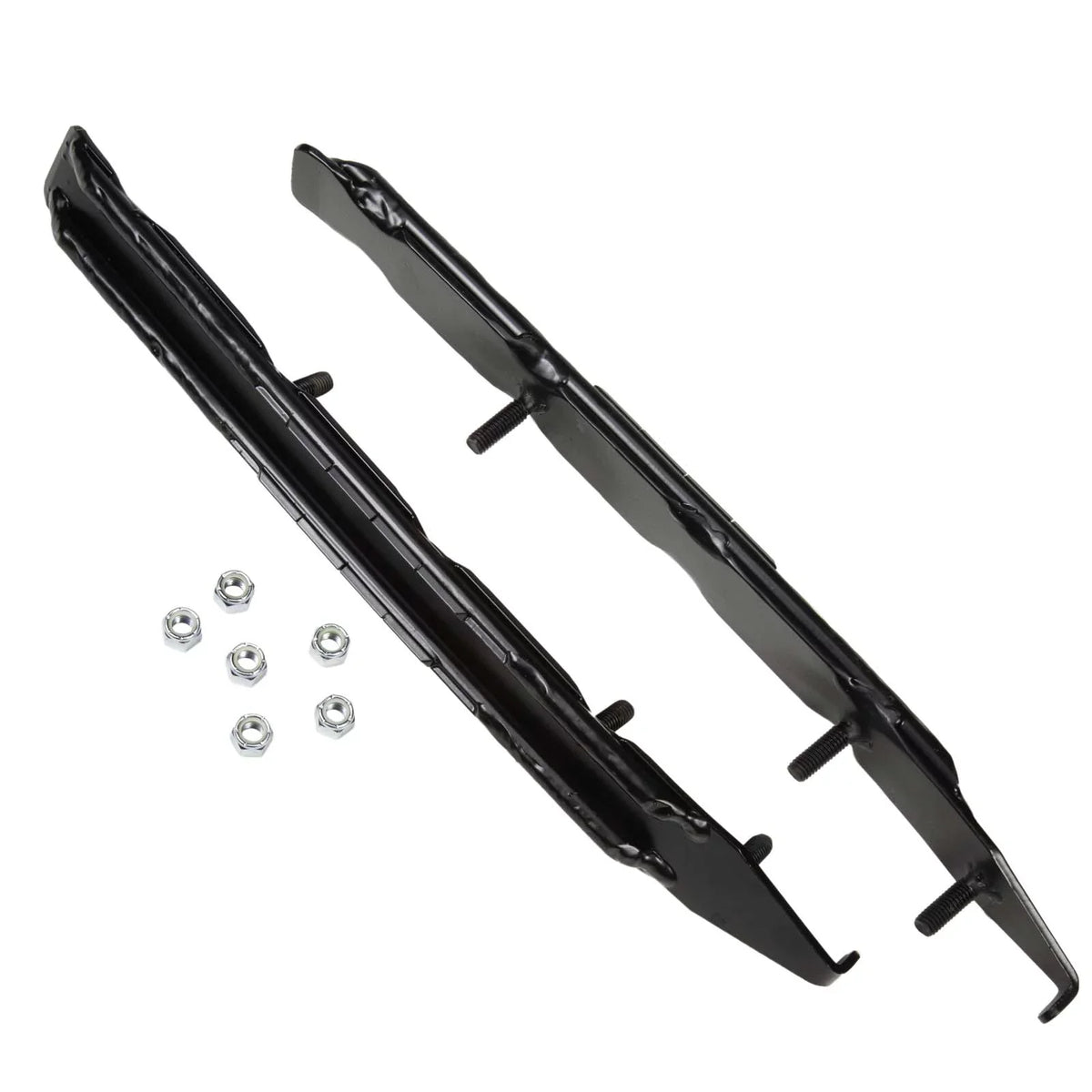 Bottom Line, F4-464, 4" Dual Runner Carbides for many 2007-2009 Polaris Models with Blow Molded Skis