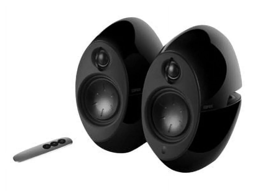 Edifier E25 Luna Eclipse - Speakers - for PC - wireless - Bluetooth - 74 Watt (total) - 2-way - black, Holiday Gift