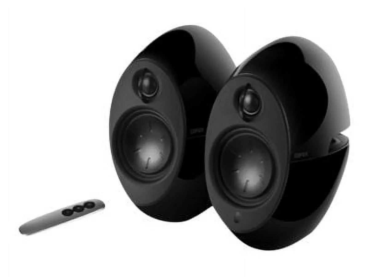 Edifier E25 Luna Eclipse - Speakers - for PC - wireless - Bluetooth - 74 Watt (total) - 2-way - black, Holiday Gift