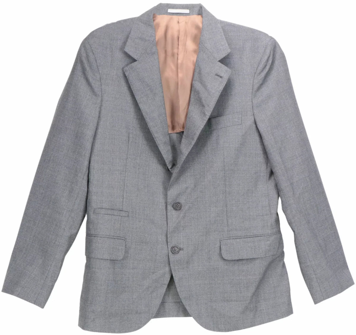 Brunello Cucinelli Men's Grey Woven Wool Suit - 40 US / 50 EU