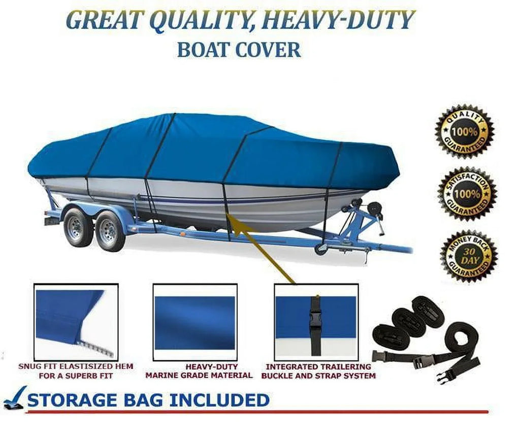 BLUE, GREAT QUALITY BOAT COVER Compatible for SEA DOO CHALLENGER 180 2005-2012