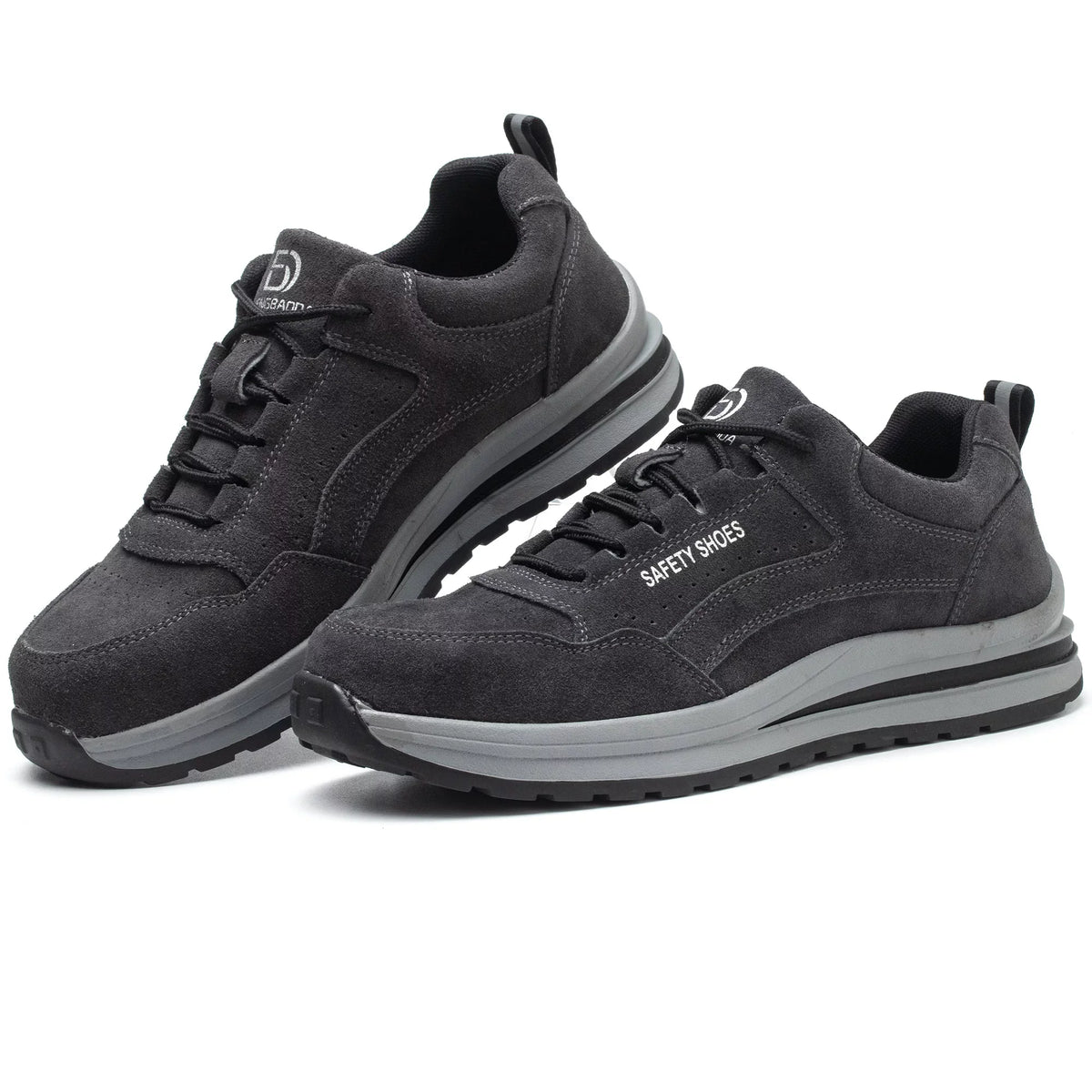 Tanleewa Indestructible Safety Shoes for Men Steel Toe Cap Work Shoe Size Men9.5/Women10.5