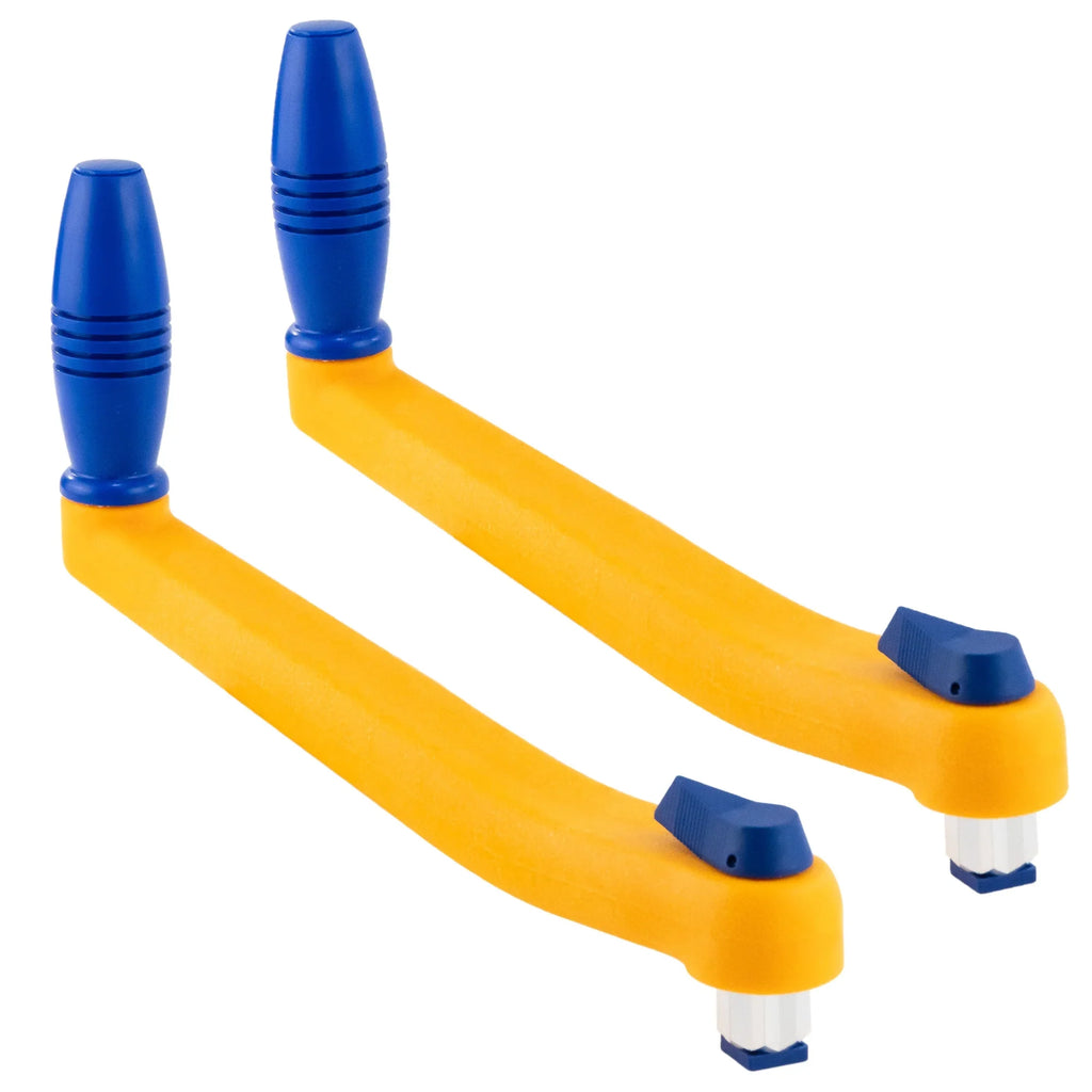 Five Oceans 8" Sailboat Winch Handle, 2-Pack Universal Floating Winch Handle, Lock�in Mechanism, Orange and Blue, Lightweight and Strong, Fiberglass Reinforced Plastic - FO86-M2