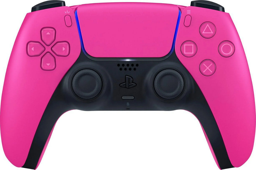PlayStation 5, PS5 DualSense Wireless Controller - Nova Pink Bundle With 6Ave Microfiber Cleaning Cloth