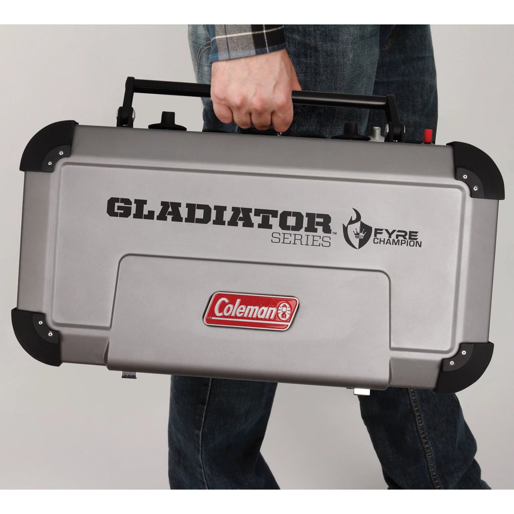 Coleman Gladiator series FyreChampion 3-IN-1 Propane Outdoor Stove, 2000020105