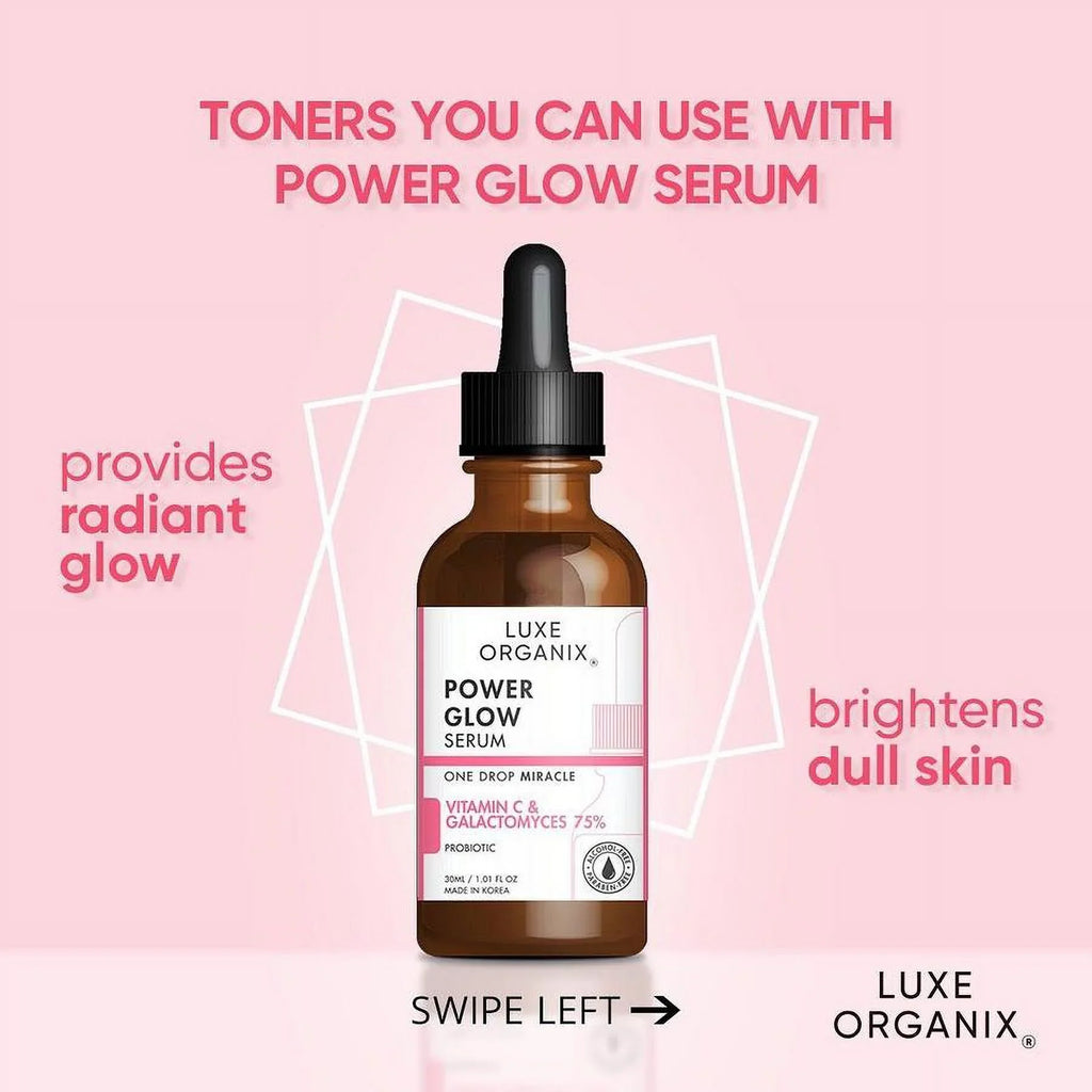 LUXE ORGANIX  POWER GLOW SERUM 30ML