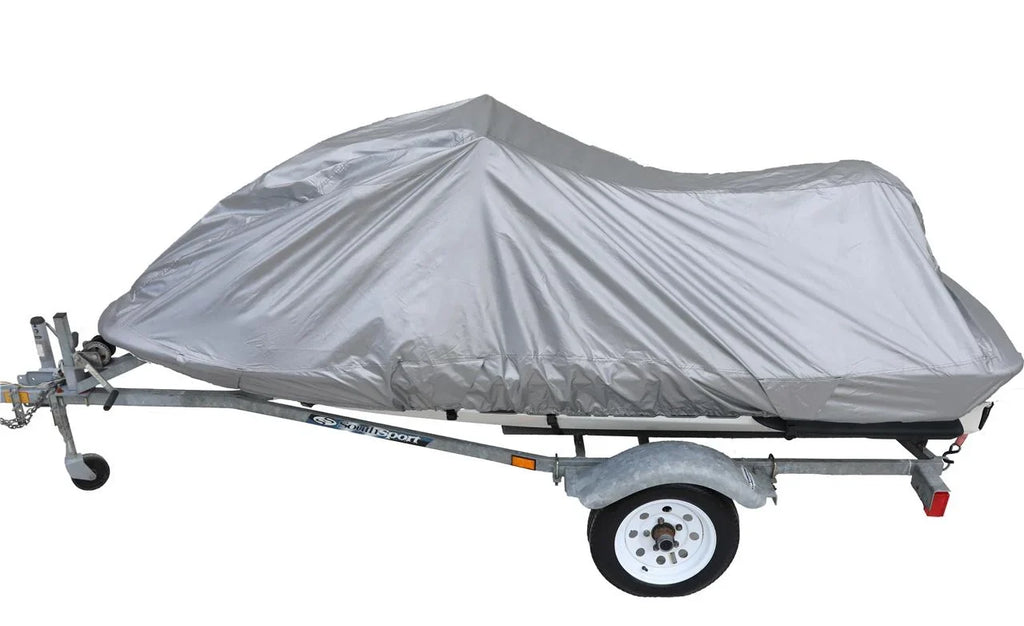 UV Reflective, Travel, Storage and Mooring Watercraft PWC Jet Ski Cover for Sea Doo Bombardier GTI 130 2008 2009 2010