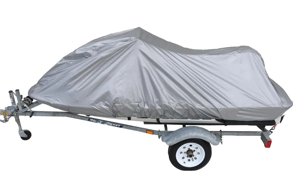 UV Reflective, Travel, Storage and Mooring Watercraft PWC Jet Ski Cover for Sea Doo Bombardier GTI 130 2008 2009 2010