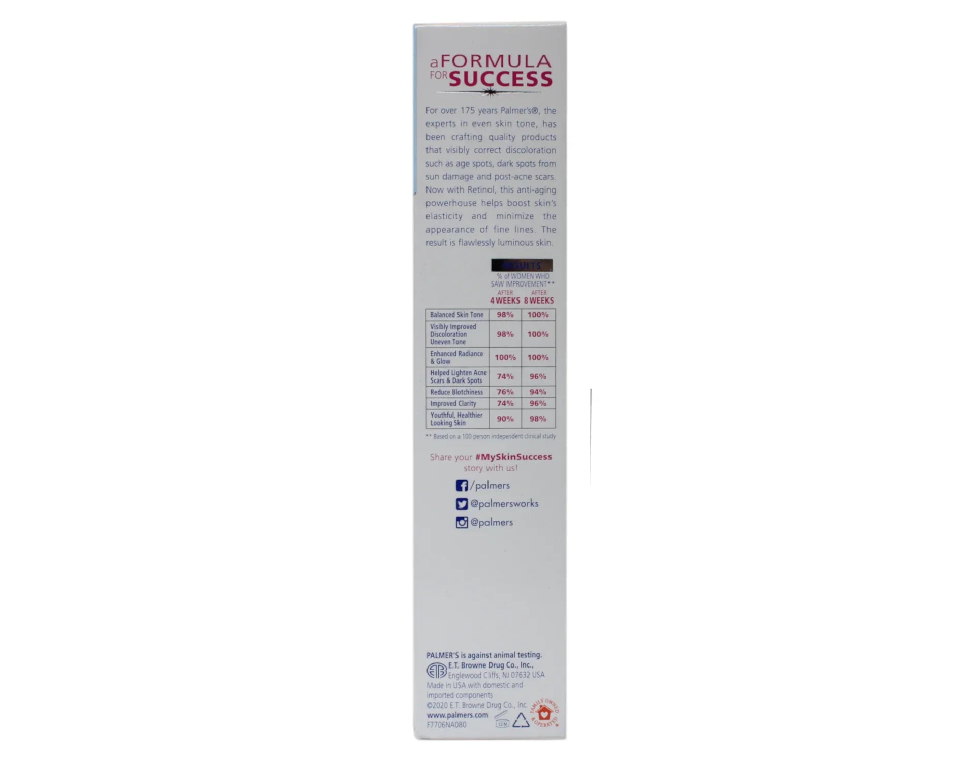 RONAN Skin Success Anti-Dark Spot Fade Milk Body Lotion 8.5 fl oz Pack of 6