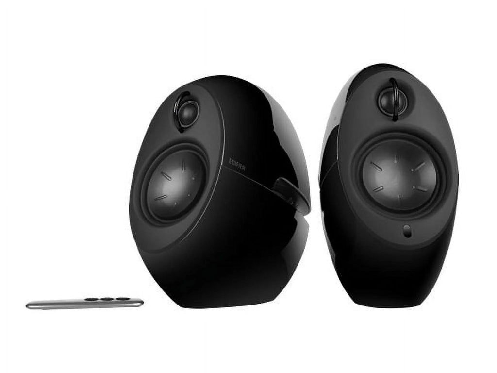 Edifier E25 Luna Eclipse - Speakers - for PC - wireless - Bluetooth - 74 Watt (total) - 2-way - black, Holiday Gift