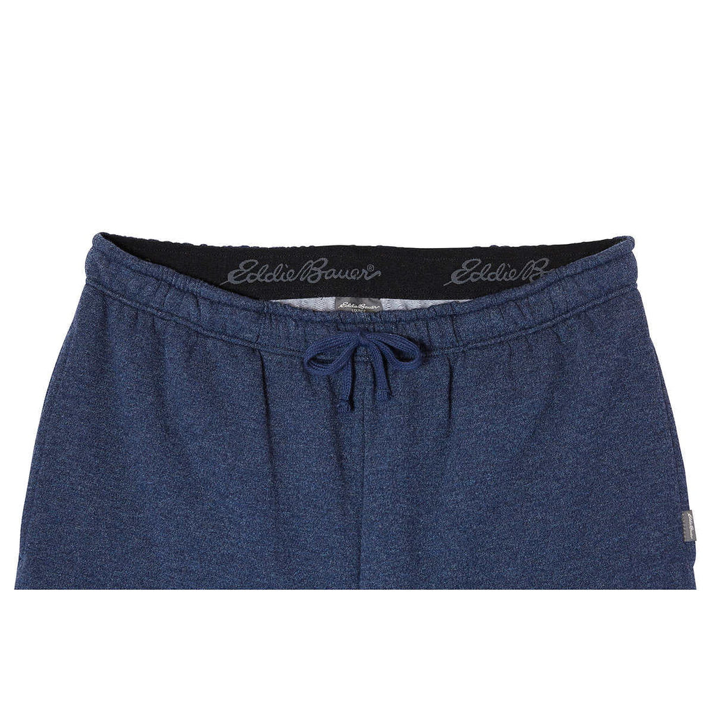 Eddie Bauer Men’s Top & Bottom Lounge Sleepwear Pajama Set, Gray/Blue, XL