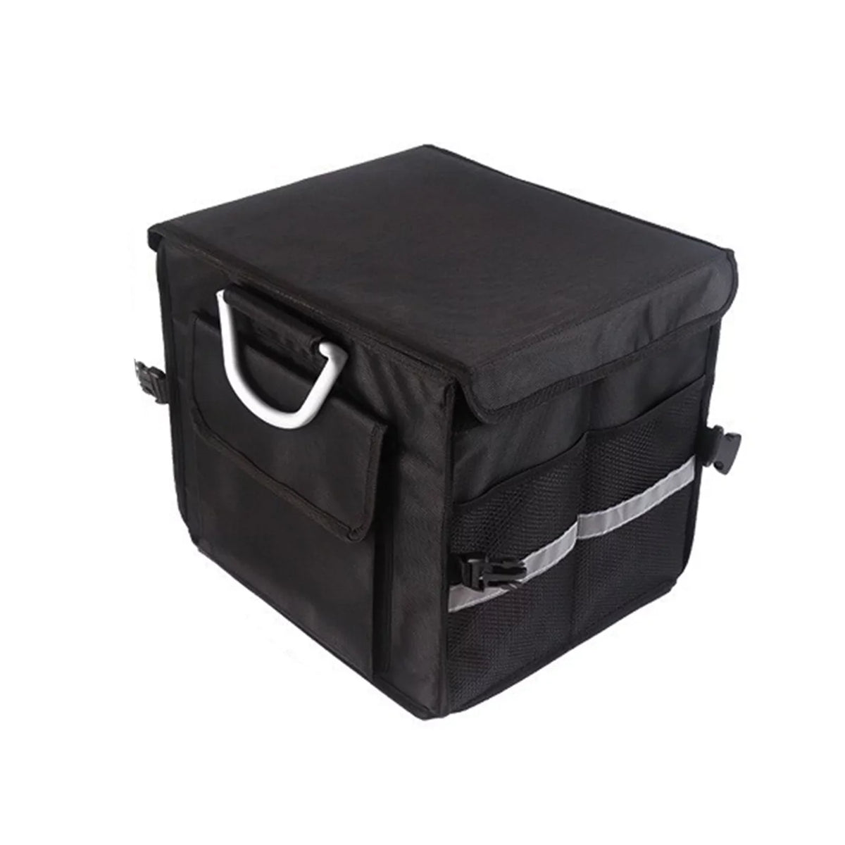 Apexeon Car Trunk Organizer, Automotive Cargo Organizer, Oxford Cloth Folding Storage Box, Reflective Strip, 28L Capacity