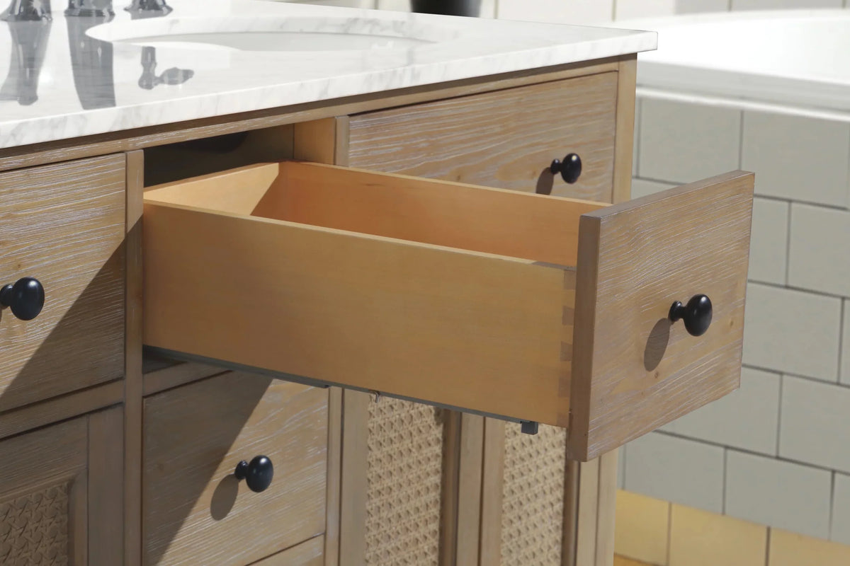 Annie 55 Bathroom Vanity Weathered Fir